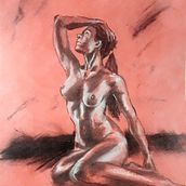 Mi proyecto del curso: Dibujo contemporáneo de la figura humana: expresión y movimiento . Ilustrasi tradisional, Seni Rupa, Menggambar, Menggambar Artistik, Lukisan Akrilik, Dan Gambar Gambar proyek oleh Yasna Sanhueza - 06.21.2024