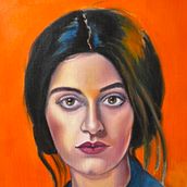 My project for course: Portrait Painting with Oil: Explore Light and Shade. Een project van  Beeldende kunst, Schilderij y  Olieverfschilderij van Christina Arebratt - 23.06.2024