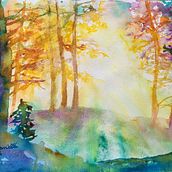 Il mio progetto del corso: Paesaggi incantevoli ad acquerello: dipingi con la luce. Painting, and Watercolor Painting project by sara_danielli84 - 06.23.2024