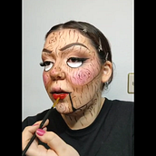 Mi proyecto del curso: Maquillaje de fantasía 2D. Makeup project by laurettasanchez_1 - 06.21.2024