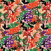 Mi proyecto del curso: Diseño de patrones ilustrados: ilustración vectorial llamativa. Un projet de Illustration traditionnelle, Design graphique, Création de motifs et Illustration vectorielle de Santiago Pelaez - 24.06.2024