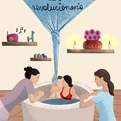 Mi parto ilustrado . Un projet de Illustration traditionnelle, Dessin, Illustration numérique , et Dessin numérique de Fabiola Rocha Nájar - 22.06.2024
