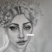 Il mio progetto del corso: Ritratto realistico a matita: luci, ombre e proporzioni. Un projet de Illustration traditionnelle, Beaux Arts, Esquisse , Dessin au cra, on, Dessin, Dessin de portrait, Dessin réaliste, Dessin artistique , et Dessin anatomique de ALESSANDRA VISSER - 24.06.2024