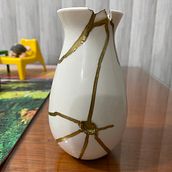 Mi proyecto del curso: Introducción al Kintsugi: restaura tu cerámica con oro. Arts, Crafts, Fine Arts, Ceramics, and DIY project by karladreamworld - 06.24.2024