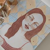 Il mio progetto del corso: Ritratti a gouache ricchi di motivi e texture . % Marianna Nieddu tarafından hazırlanan Tablo, Dijital İllüstras, on, Portre Çizimi, Guaj Bo, Ve ama projesi - 06.25.2024