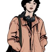 Mi proyecto del curso: Ilustración de personajes dinámicos. Een project van Traditionele illustratie, Ontwerp van personages, Stripboek,  Creativiteit,  Tekening, Digitale tekening y Manga van Pedro Andrés Gómez Careaga - 26.06.2024