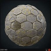 My project for course: Introduction to Texture Creation with Substance Designer. Un projet de 3D, Modélisation 3D , et Jeux vidéo de zoeyw3dmodeling - 26.06.2024