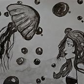 Meu projeto do curso: Ilustração em nanquim com influência japonesa. Traditional illustration, Drawing & Ink Illustration project by Luiza Percebo Capodistria - 06.27.2024