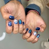 Mi proyecto del curso: Introducción al nail art. Design, Traditional illustration, Painting, Pattern Design, and Decorative Painting project by daniela_lupayante - 06.27.2024