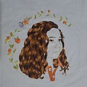 Mi proyecto del curso: Creación de retratos bordados. Embroider, and Textile Design project by lsemeraro - 06.20.2024