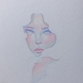 My project for course: Vibrant Portrait Drawing with Colored Pencils. Drawing, Portrait Drawing, Sketchbook, and Colored Pencil Drawing project by luiscampos_wis - 06.25.2024