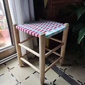 Mi proyecto del curso: Técnicas de trenzado con cuerda para sillas coloridas. Design, Arts, Crafts, Furniture Design, Making, and Weaving project by valencafiguera - 06.27.2024