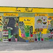 Mi proyecto del curso: Ilustración urbana en acuarela: retrata tu ciudad. Painting, Drawing, Watercolor Painting, and Architectural Illustration project by decelis_ines - 06.27.2024