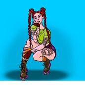 Mi proyecto del curso: Creación de personajes estilo urbano. Un progetto di Illustrazione tradizionale, Character design, Illustrazione digitale e Arte concettuale di Richerlys Desantiago - 27.06.2024