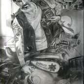 Homenagem ao primo Richard C.Machado. Character Design project by Antonio Augusto - 06.28.2024