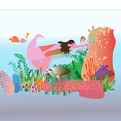 Swim Dream. Traditional illustration, Editorial Design, Stor, board, Portfolio Development, Children's Illustration, Narrative, Management, Productivit, and Picturebook project by Şevval - 02.29.2024