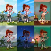 My project for course: Lighting Principles for Digital Painting. Traditional illustration, Digital Illustration, and Digital Painting project by Yaeeli Segal-Barnatan - 06.26.2024