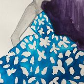 My project for course: Watercolor Fashion Illustration: Silhouette, Color and Flow. Traditional illustration, Watercolor Painting, and Fashion Illustration	 project by semraayyildiz.sa - 06.28.2024