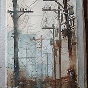 Mi proyecto del curso: Pintura expresiva con acuarela: crea ilustraciones cautivadoras. Fine Arts, Painting, and Watercolor Painting project by Santi Jimenez D - 06.28.2024