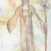 My project for course: Fairy-Tale Illustration with Watercolors. Traditional illustration, Painting, Drawing, Digital Illustration, and Watercolor Painting project by Katherina Dreith - 06.22.2024