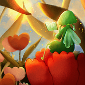 Mi proyecto del curso: Escenas atmosféricas en Procreate: pinta con colores y luces. Un progetto di Illustrazione digitale di Luz del Alba Francisco González - 27.06.2024