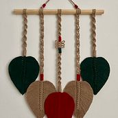 Meu projeto do curso: Criação de peças decorativas com folhas em macramê. DIY, and Macramé project by Sonia - 06.28.2024