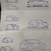 Mi proyecto del curso: Diseño de automóviles: el boceto. Design, Industrial Design, Product Design, and Sketching project by cristiandresmdlvb - 06.29.2024