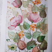 My project for course: Artistic Floral Watercolor: Connect with Nature. Un projet de Illustration traditionnelle, Peinture, Aquarelle et Illustration botanique de Marina Seme Deskar - 29.06.2024