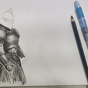Fantasy. Drawing, and Pencil Drawing project by Lucas Mallmann - 06.29.2024