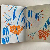 My project for course: Botanical Patterns in a Sketchbook: Conquer the Blank Page. Traditional illustration, Pattern Design, Botanical Illustration, and Sketchbook project by Fiona Mcnaught - 06.29.2024