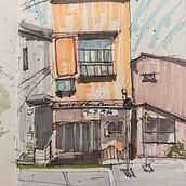 Sketching architecture . Een project van Architectuur y Craft van chrispinjoshuva - 30.06.2024
