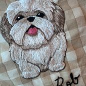 Meu projeto do curso: Pintar com linha: técnicas de ilustração têxtil. Een project van Traditionele illustratie, Borduurwerk y Textielontwerp van claudia_459853 - 29.06.2024