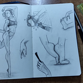 My project for course: Anatomical Drawing of Limbs, Hands and Feet. Fine Arts, Sketching, Pencil Drawing, Drawing, Portrait Drawing, Realistic Drawing, Artistic Drawing, Sketchbook, Figure Drawing & Ink Illustration project by Angela Arduini - 07.03.2024