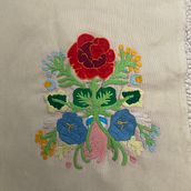 Mi proyecto del curso: Técnica de bordado con paso atrás. Embroider, and Textile Design project by Ana Piedad Farrera Gordillo - 07.01.2024