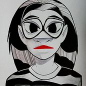 Portrait Sketch. Un projet de Illustration traditionnelle , et Conception de personnages de Valentino Mendoza - 01.07.2024