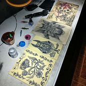 Mi proyecto del curso: Tatuaje para principiantes. Tattoo Design project by Yorsh Novak - 07.02.2024