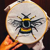 Mi proyecto del curso: Retratos bordados de mascotas: pinta con hilo. Embroider, Naturalistic Illustration, and Textile Design project by Karen Tobian - 03.05.2024