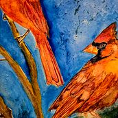 My project for course: Artistic Watercolor Techniques for Illustrating Birds. Traditional illustration, Watercolor Painting, Realistic Drawing, and Naturalistic Illustration project by Brenda L - 07.01.2024