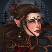 Meu projeto do curso: Pintura digital de personagens no Photoshop. Character Design, Digital Illustration, Digital Drawing, and Digital Painting project by gabrielasilvacardoso - 07.03.2024