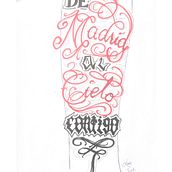 Mi proyecto del curso: Lettering para tatuajes. Un projet de Calligraphie, Lettering , et Conception de tatouage de Luis Mohedano - 03.07.2024