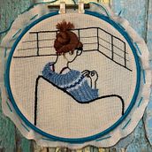 Mi proyecto del curso: Técnicas de bordado para crear peinados con volumen. Accessor, Design, Costume Design, Embroider, Color Theor, and Textile Design project by Cecilia Rodríguez - 07.04.2024
