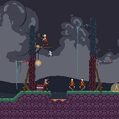 Side Scroller- Game. Projekt z dziedziny Pixel art użytkownika Facundo Farina - 10.06.2024