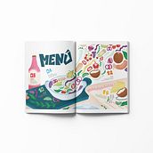 Revista gastronómica "Coma Calle" (Proyecto universitario). Projekt z dziedziny Grafika ed, torska, Projektowanie graficzne, Ilustracja c, frowa, Infografika, Projektowanie t i pografii użytkownika Sofía Muñoz - 15.04.2024