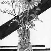 Mon projet du cours : Illustration botanique contemporaine à l'encre. Traditional illustration, Artistic Drawing, Botanical Illustration & Ink Illustration project by Johanne Kirouac - 07.04.2024