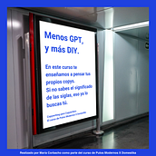 Trabajando gratis para Putos Modernos (o el proyecto final del curso). Ein Projekt aus dem Bereich Werbung, Cop, writing, Stor, telling und Kommunikation von María Corbacho - 04.07.2024