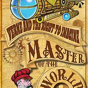 Poster Homenaje a Julio Verne.. Graphic Design, Digital Design, and Digital Illustration project by Alfredo Aguirre - 07.05.2024