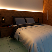 Meu projeto do curso: Render de interiores com SketchUp e V-Ray Next. Un progetto di Architettura, Architettura d'interni, Architettura digitale e ArchVIZ di anaferreira_1 - 05.07.2024