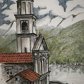 Il mio progetto del corso: Disegno architettonico espressivo con pennarelli colorati e penna . Menggambar proyek oleh Patrizia Tarallo - 08.05.2024