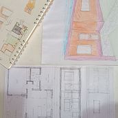 Mi proyecto: Casita del fondo.. Architecture, Architectural Illustration, and Design project by Ignacio Guzman - 07.03.2024