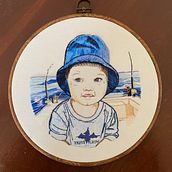 “Little Boy Blue” aka Alex & Rachel’s Son. Un progetto di Ricamo di Stacey Kyme - 16.11.2022
